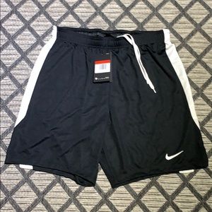 Men’s black/white Nike athletic shorts